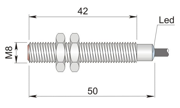 AECO - SI8-C1 NPN NC LC5