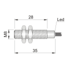 AECO - SI8-DC2 NPN NC S LC5