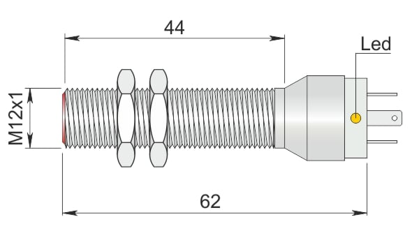AECO - SI12-C2 NPN NO+NC K