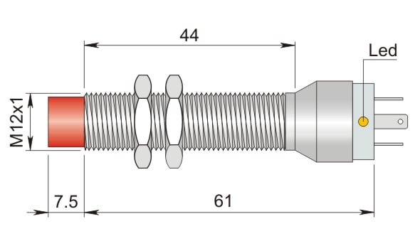 AECO - SI12-CE4 PNP NO+NC K