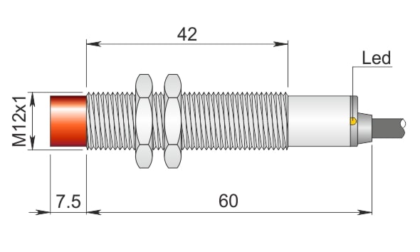 AECO - SI12-CE4 NPN NO+NC LC5