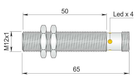 AECO - SI12-DC4 NPN NC H