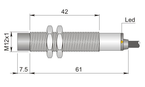 AECO - SI12-DCE8 PNP NC