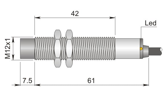 AECO - SI12-DCE8 PNP NC I12000597