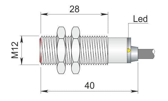 AECO - SI12SM-C2 NPN NO S LC5