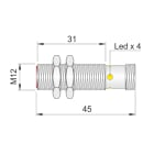 AECO - SI12SM-C2 PNP NC H S I12000677