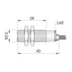 AECO - SI12SS-DC4 NPN NO+NC S