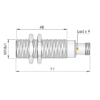 AECO - SI18-DC8 NPN NO H