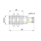 AECO - SI18SM-C5 PNP NC H S I18000518