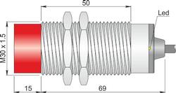 AECO - SI30-CE15 PNP NO+NC I30000093