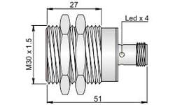 AECO - SI30SM-C10 NPN NC H S