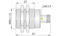 AECO - SI30SM-DC15 NPN NO H S