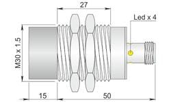 AECO - SI30SM-DCE20 PNP NO+NC H S I30000493