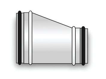 AERTECNICA - AUM. STAM. ECCENTRICO ACC.ZINC.D80/100M/