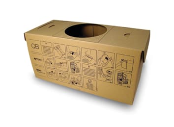 AERTECNICA - CONTENITORE POLVERE IN CARTONE PER Q200,