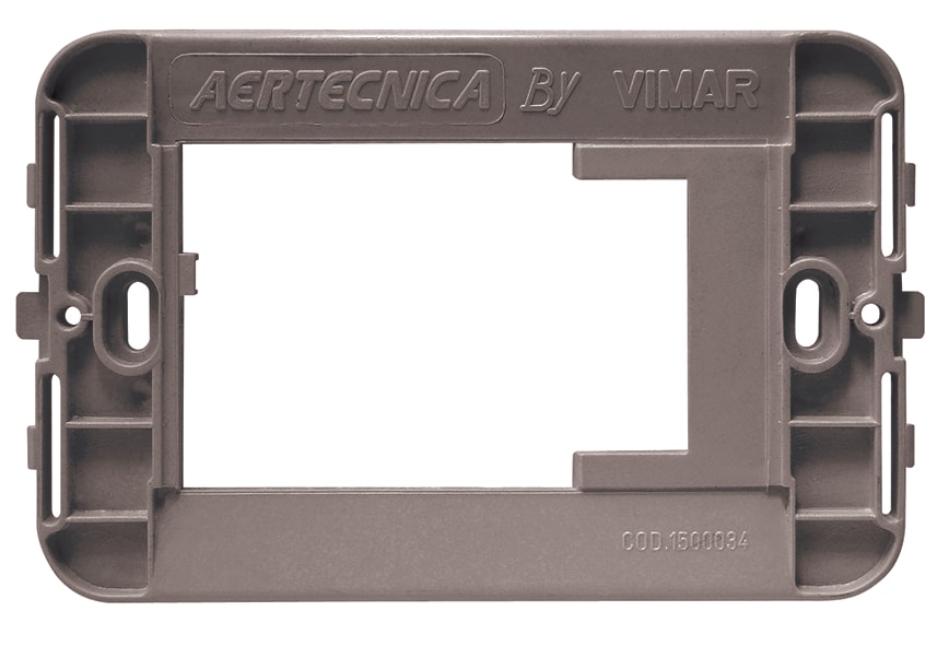 AERTECNICA - SUPPORTO ADATT. PLACCA VIMAR GRIGIO CHIA NA674