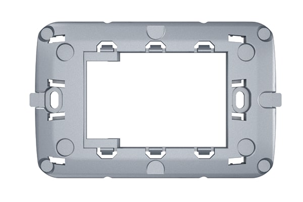 AERTECNICA - SUPPORTO ADATT.PLACCA VIMAR GRIGIO MET.
