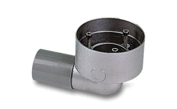 AERTECNICA - CONTROPRESA FLOOR D50,ALLUMINIO C/RACC.