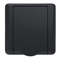 AERTECNICA - PRESA SQUARE GRIGIO SCURO LUCIDO PA605