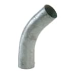 AERTECNICA - CURVA ACCIAIO ZINCATO D60 45