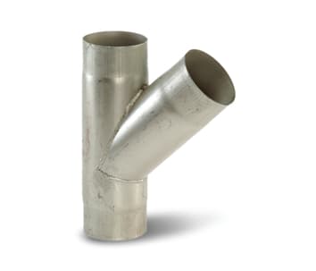 AERTECNICA - DERIVAZIONE ACCIAIO ZINCATO D80/80/80 45