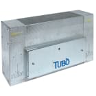 AERTECNICA - KIT CONTROPRESA IN ACCIAIO PER MURATURA PA033