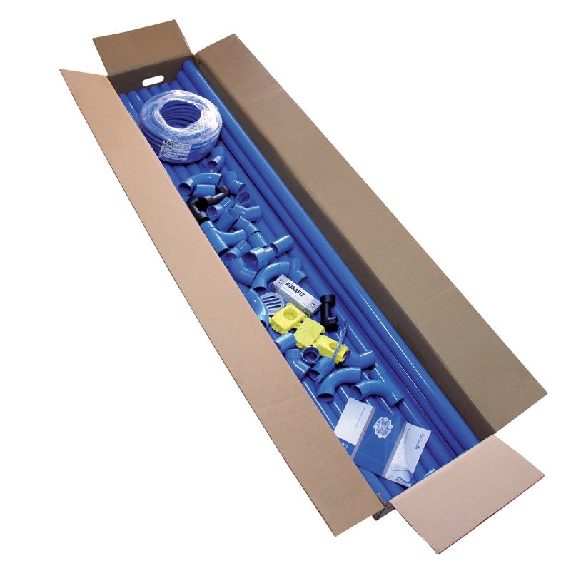 AERTECNICA - SET PREDISPOSIZIONE 3 PUNTI PRESA BLU NE TR024R