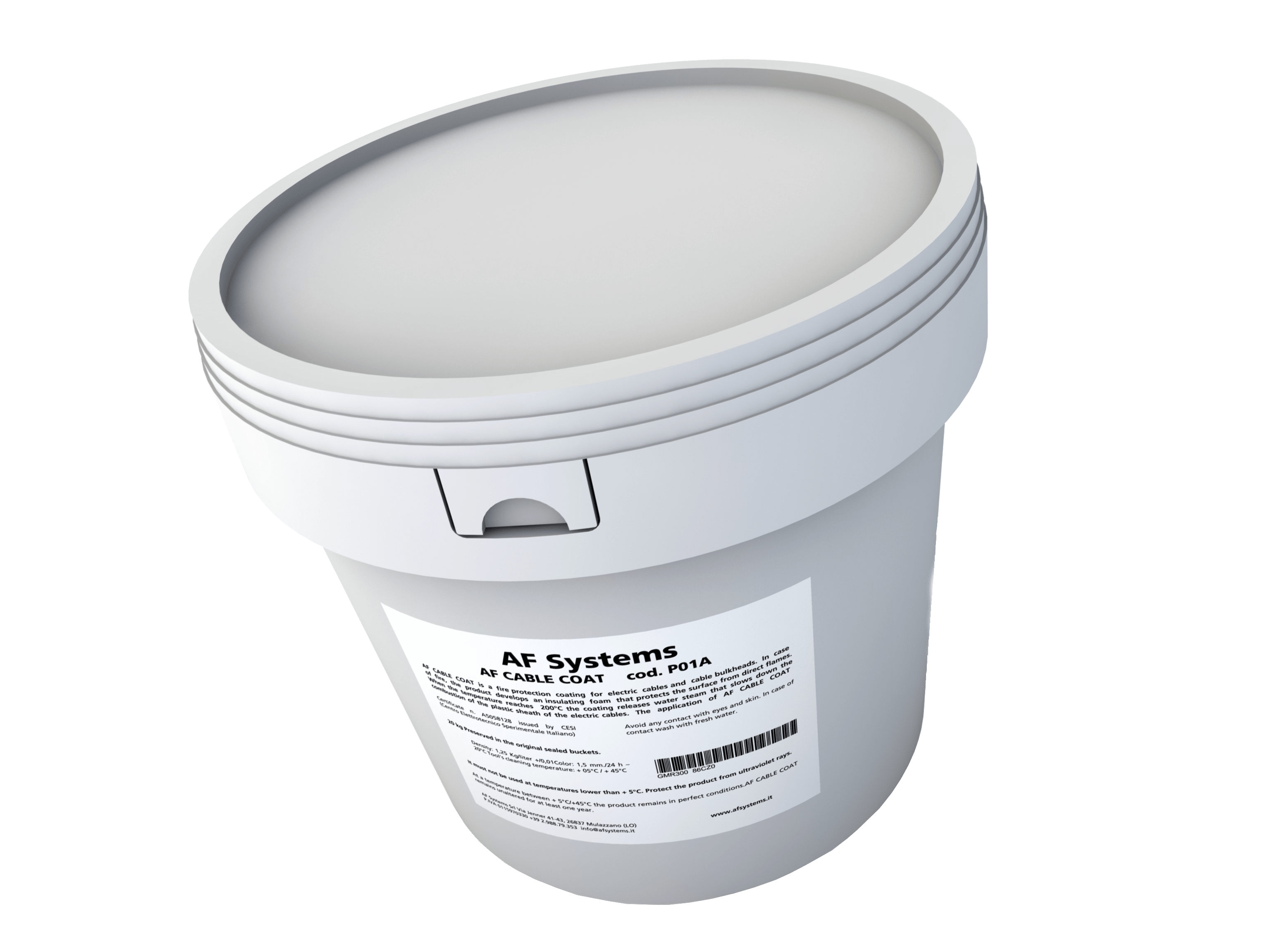 AF SYSTEMS - AF CABLE COAT PITTURA ANTIFUOCO 20 KG