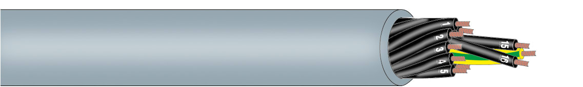 AGENCAVI - FLEX-EXPORT UR/CSA 2X1(AWG18) 20886 ORM1,0/02
