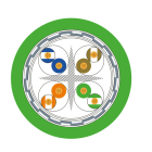 AGENCAVI - ETH. 4 CP AWG 26 SH CAT 6 P.F. VE 30V