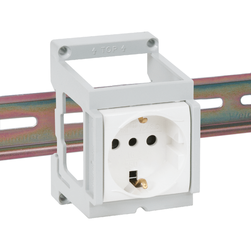 ALFA PLASTIC - Presa Cenelec - double-step and Schuko