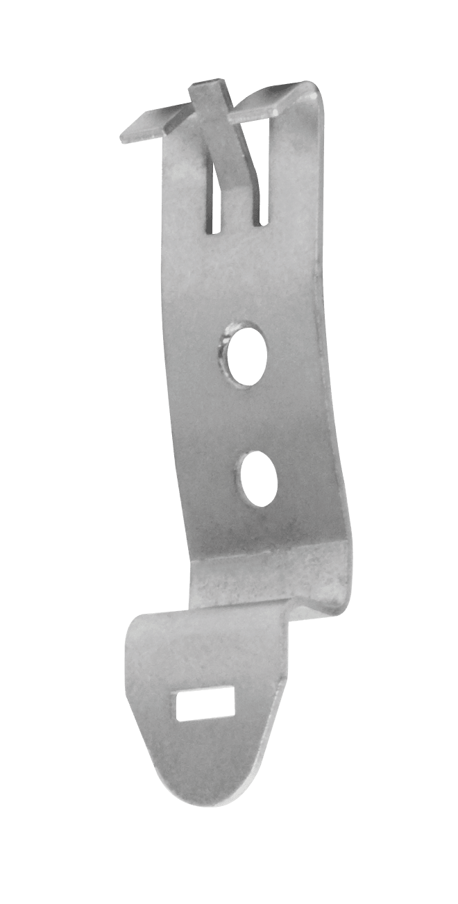 ALFA PLASTIC - Clip in metallo per 35 mm. guida DIN