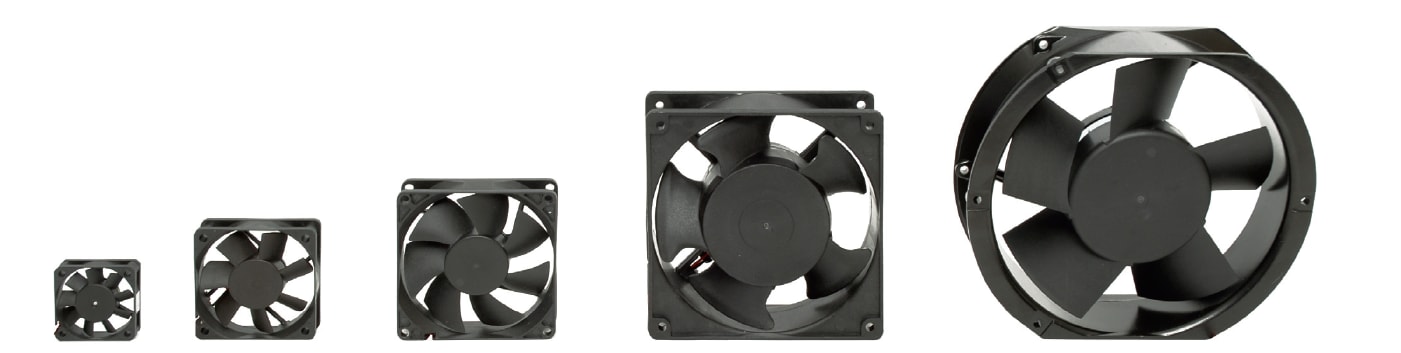 ALFA PLASTIC - Ventola cuscinetti fili 127x127x38 24VDC