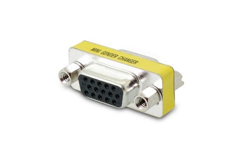 ALPHA ELETTRONICA - ADATTATORE VGA 15POLI HD FEMM-FEMM