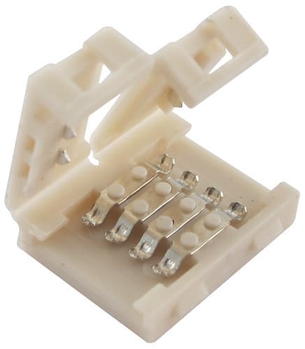 ALPHA ELETTRONICA - Kit of 10 connectors for 10mm RGB LED strips.