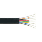 ALPHA ELETTRONICA - Cavo piattina telefonica 8 poli - Nero