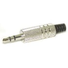 ALPHA ELETTRONICA - Spina jack ø3,5mm Stereo con guidacavo in PVC