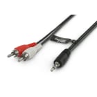 ALPHA ELETTRONICA - Cavo da spina jack Ø3,5 Stereo a 2 spine RCA audio - 1,5m