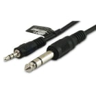 ALPHA ELETTRONICA - Cavo da spina jack Ø3,5mm Stereo a spina jack Ø6,3mm Stereo - 1,5m