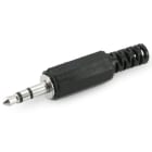 ALPHA ELETTRONICA - Spina jack ø3,5mm Stereo con guidacavo - High quality