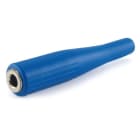ALPHA ELETTRONICA - Presa jack Ø6,3mm Stereo con guaina in gomma - Blu