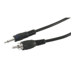 ALPHA ELETTRONICA - Cavo da spina RCA audio a spina jack Ø3,5mm Mono - 1,5m