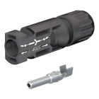ALPHA ELETTRONICA - Connettore MC4 Maschio Volante - 1.000V - Per cavo 4-6mm² - Stäubli PV-KST4/6II-UR