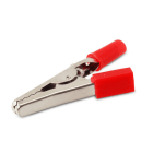 ALPHA ELETTRONICA - Pinza coccodrillo - Rossa