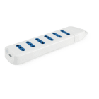 ALPHA ELETTRONICA - Multipresa con 6 prese bipasso 10-16A - Bianca