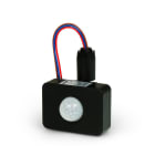 ALPHA ELETTRONICA - Sensore di movimento PIR per faretti 230V - Tre regolazioni (Tempo, Sensibilità, Lux) - Nero