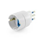 ALPHA ELETTRONICA - Adattatore da spina 3 poli Italia 10A a presa tedesca
