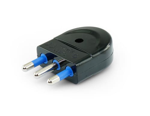 ALPHA ELETTRONICA - Spina di connessione 3 poli 16A - Nera