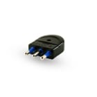 ALPHA ELETTRONICA - Spina di connessione 3 poli 16A - Nera