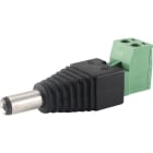 ALPHA ELETTRONICA - Adattatore da spina DC ø5,5-2,1mm a morsetto ad innesto
